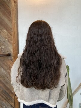 ネモヘアーワークス(nemo hair works) ロングヘアのパーマ　楽ちんママstyle　おしゃれママstyle