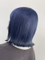 アプリバイリアン 浦和2号店(appri by Rien)&nbsp;ブルーカラー/外ハネ/ボブ