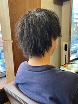 アイリーヘアデザイン(IRIE HAIR DESIGN)&nbsp;【IRIE HAIR赤坂】センターパート×ウルフ×ツーブロック