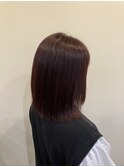 暗髪ピンク