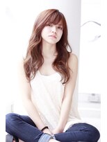 ラルジュ(large)&nbsp;【large】メルトカラーナチュラル　ロング/アンニュイヘア