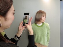 ヘアスタイル撮影