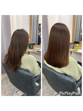 ミント 鳳(Mint.) 20代 30代 40代 モテ髪 縮毛矯正 酸性トリートメント 髪質改善