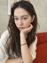 ヒュージ 三軒茶屋(huge)&nbsp;ロングヘア×オリーブカラー_髪質改善トリートメント_韓国