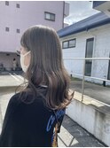 グレージュ/髪質改善縮毛矯正/髪質改善/韓国風/韓国ヘア