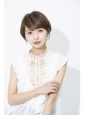 大人可愛いマッシュショート