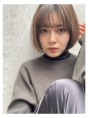 表参道/カットが上手い/シースルー/ミニボブ/ショート&ボブf2