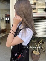 ユニ(uni)&nbsp;スモーキーベージュ/グレージュ/ハイトーンカラー/２０代/３０代