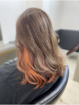 オーティティ(O-TETE) O-TETE アプリコットオレンジインナーカラー