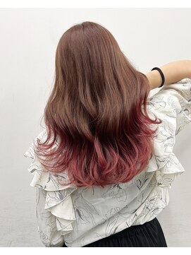 アライブ キチジョウジ(ALIVE Kichijoji) 【ALIVE吉祥寺】ピンクベージュブラウングラデーション