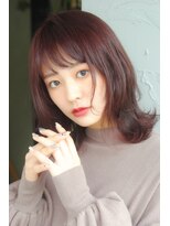 ワトワ 千林店(WAtoWA) ★タンバルモリ美髪ピンクブラウンフレアバングうる艶髪アッシュ