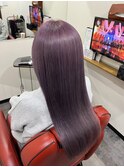 ブリーチ必須!秋色ラベンダーピンク/30代/40代/50代/ハイトーン