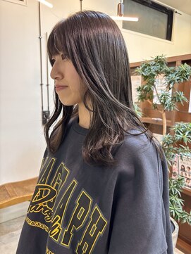 シンエノム(Shin enom) グレージュカラー/グレージュ/顔周りレイヤー