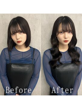 あるじゃんすー 神戸三宮店 ブラック#シールエクステ#韓国#ヨシンモリ#くびれ巻き#神戸