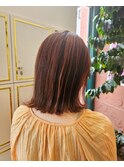 ハイライト×オレンジベージュ