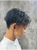 ダークアッシュ/韓国マッシュ/ニュアンスパーマ[錦糸町駅/men's]