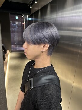 ペレ 栄店(PELE) デザインカラー/レイヤーカット/ウェットヘア/オリーブベージュ