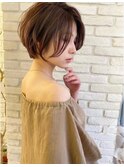 丸みショート/ひし形ショート/ショートボブ/愛されショート/仙台