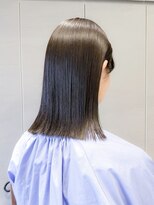 ロンド ロワール 門前仲町(Lond Loire)&nbsp;ボブショートボブ縮毛矯正ベージュグレージュ門前仲町