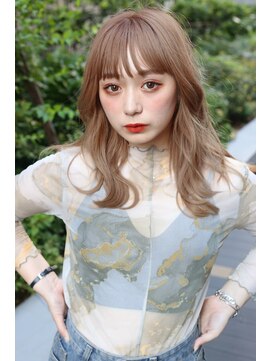 エトラ 渋谷店(etora) ★小顔前髪ワンカールレイヤーカット黒髪ネビージュボブルフ