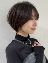 アンド ストーリーズ(&STORIES) ショートボブ髪型30代40代50代前髪あり前髪なし面長丸顔【倉田】