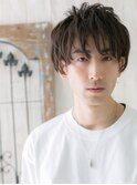 ダークアッシュカジュアルメンズショートY上尾