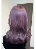 ブリーチありPink purple color
