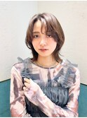 イメチェン外ハネボブ美髪×ブリーチなしレイヤー韓国(立川)