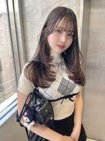 リリー(Lilley)&nbsp;マロンベージュ×姫カットレイヤー×韓国風巻き×髪質改善