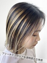 サラジュ 仁川店(SARAJU)&nbsp;ブリーチありのデザインカラー