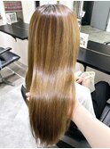 Aceオリジナル 酸性縮毛矯正 × 髪質改善