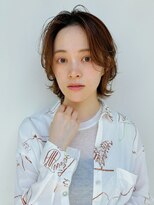 ガーデン 銀座(GARDEN)&nbsp;デジタルパーマ　美髪　イメチェン　チェリーブラウン　レイヤー