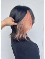 カリーナコークス 原宿 渋谷(Carina COKETH)&nbsp;インナーカラー/オレンジ/ダブルカラー/ケアブリーチ/オージュア