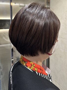 コル アサヒカワ(col asahikawa) ダークブラウンショートヘア