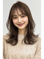 レリーボンズ 夙川(Rely Bonds)&nbsp;くびれミディ×グレージュカラーで大人可愛い【夙川/苦楽園】