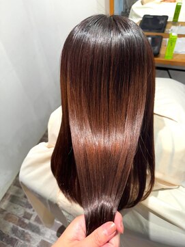 ニノット 武蔵小杉(○nino.) クラゲヘアー/小顔に見せるヘア/ココアベージュ/縮毛矯正