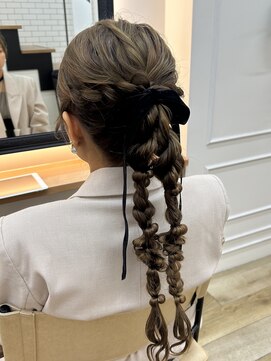 ロビー(LOBBY) 編みおろしスタイル☆