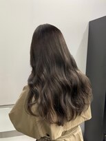 ディジョン(Dijon)&nbsp;韓国顔まわりレイヤーカットグレージュオリーブベージュブラウン