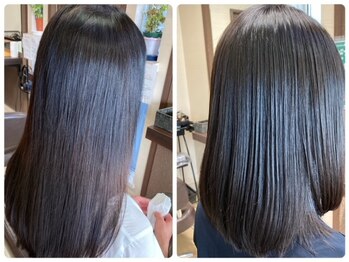 ルアンジュ(Le ange)の写真/手触り◎リピーター続出のサラサラストレートヘアで毎日をハッピーに☆