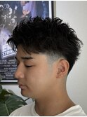 細かな動きをプラス/メンズカットショートパーマ【初回¥12,500】