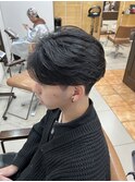 #毛流れセンターパート