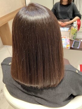 アース 焼津店(HAIR&MAKE EARTH) ナチュラルブラウン×髪質改善×ストレート