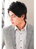 AFLOAT《矢田菜津紀》メンズ好感度ビジネス30代メガネ◎髪型