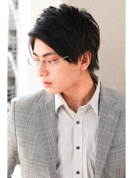 Afloat 矢田菜津紀 メンズ好感度ビジネス30代メガネ 髪型 L アフロート ディル Afloat D L のヘアカタログ ホットペッパービューティー