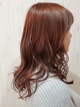 ククル ヘアー(cucule Hair) 京都・西院cuculehair　柔らかピンクベージュ