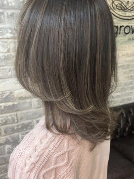 グロウ 上野御徒町(grow) エアリーミディ/ホワイトアッシュ/小顔/ボブルフ[上野/御徒町］