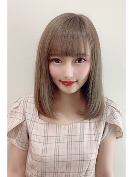 プログレスプラス ラブリーワンカール×ミルクティーベージュ