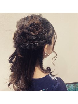 アームズ キューブ 岡崎店(arms cube) ハーフアップ