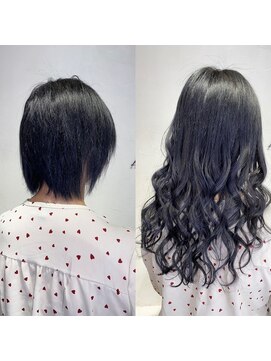 アンク クロス 池袋北口店(ANKHCROSS) 《アンククロスYUKI》ブルーブラックロアシールエクステ80枚