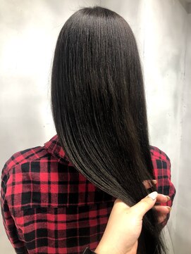リコ(liko) 【liko三軒茶屋莉子】ブリーチ毛からの黒染めじゃない黒髪カラー